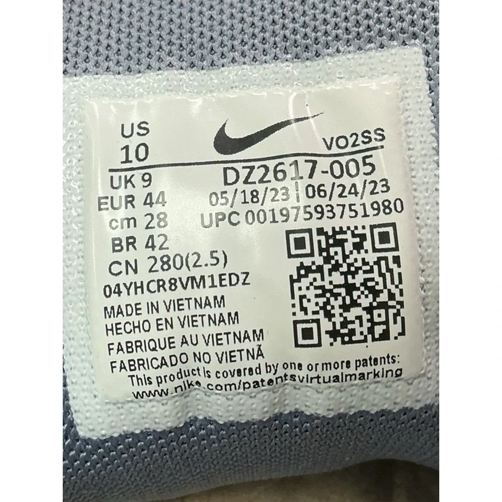 Nike Metcon 9 Training Shoes Gray Orange Mesh DZ2617-005 Men Size 10  No Box